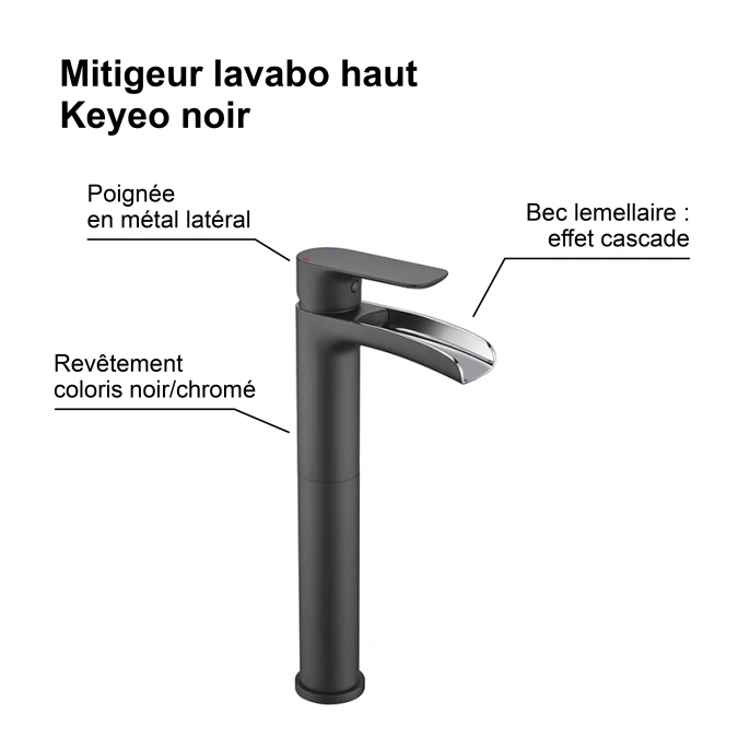 Mitigeur lavabo KEYEO HAUT