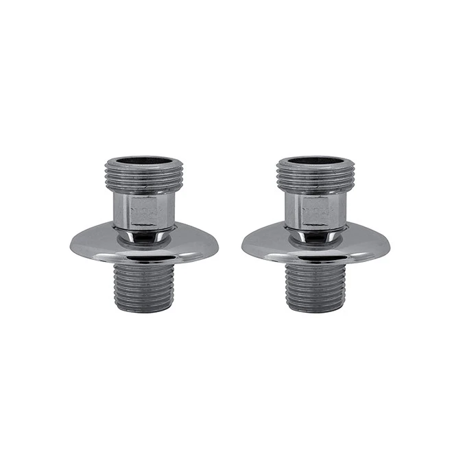 Lot de 2 raccords droits M1/2-m3/4