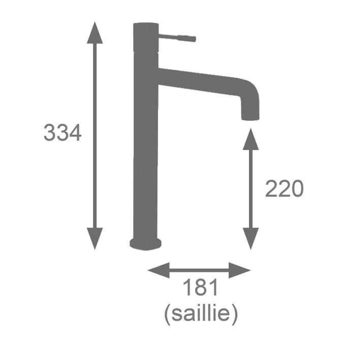 Mitigeur lavabo CHICC HAUT