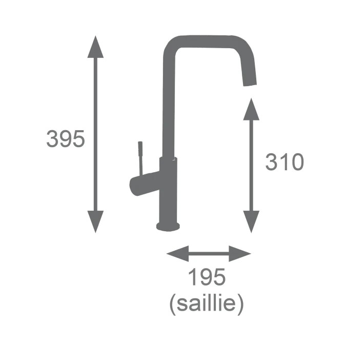 Mitigeur évier CHICC HAUT