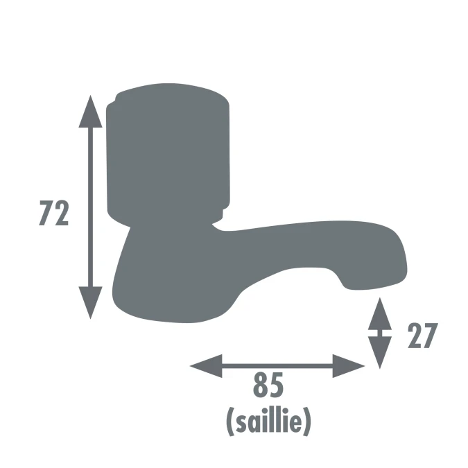 Mitigeur lave-mains IBIZA 2 - Fabrication Française - Certifié NF