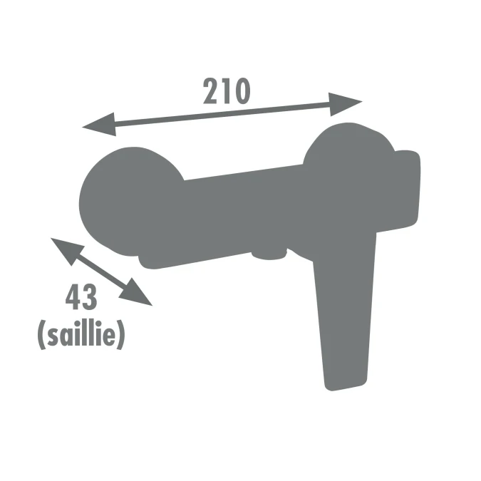 Mitigeur douche OOLONG