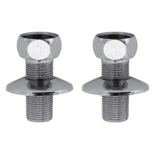 Lot de 2 raccords droits M3/8-F1/2