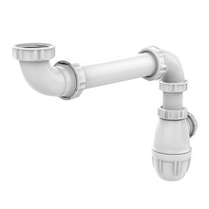 Tubulure lavabo gain de place