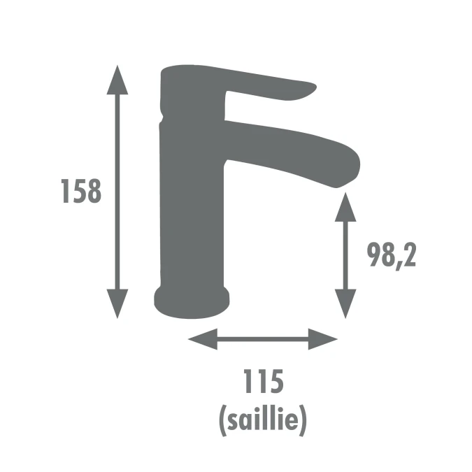 Mitigeur lavabo HUTT