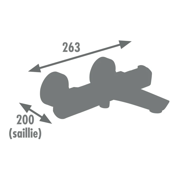 Thermostatique bain douche TOKOU