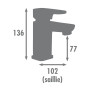 Mitigeur lavabo ELLIOT