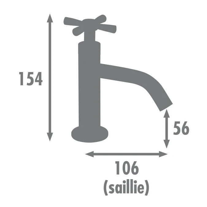 Mitigeur lave-mains SCOP