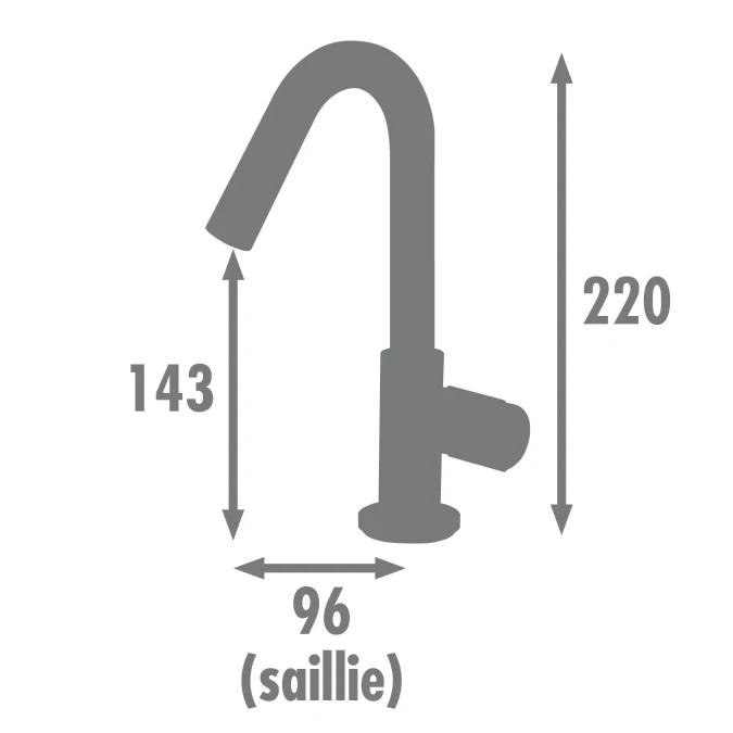 Mitigeur lave-mains MEIJI