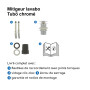 Mitigeur lavabo TUBO HAUT