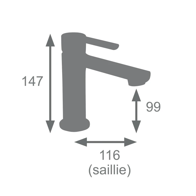 Mitigeur lavabo KLAV
