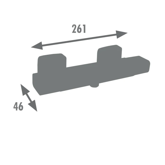Thermostatique douche CARRE