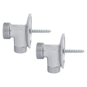 Lot de 2 raccords applique M1/2-3/4