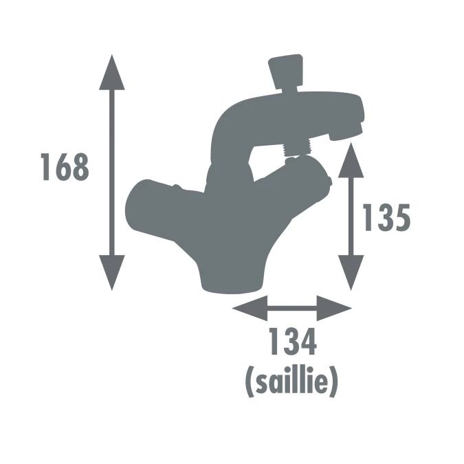 Mitigeur thermostatique bain douche VOLGA 2 Monotrou