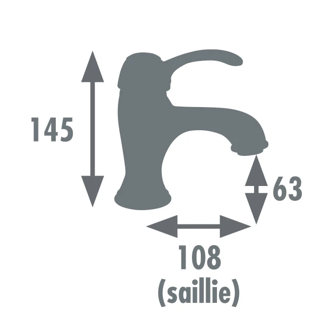 Mitigeur lavabo GLENAN