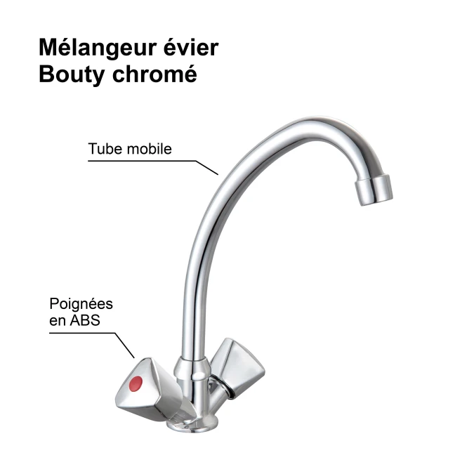 Mélangeur évier BOUTY