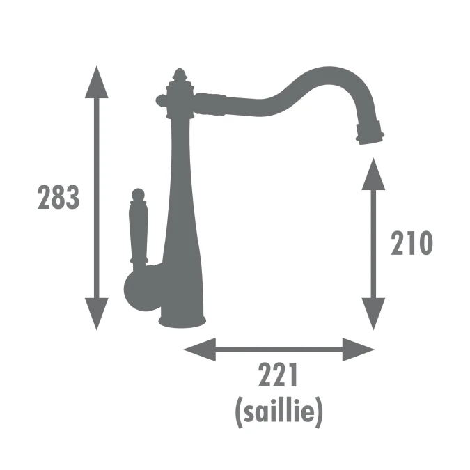 Mitigeur évier RETRO