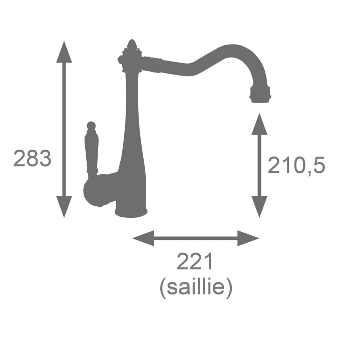 Mitigeur évier RETRO