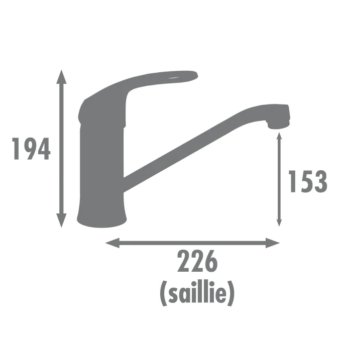 Mitigeur évier SAWYER