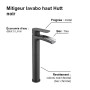 Mitigeur lavabo HUTT HAUT