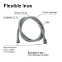 Flexible inox 1,50m
