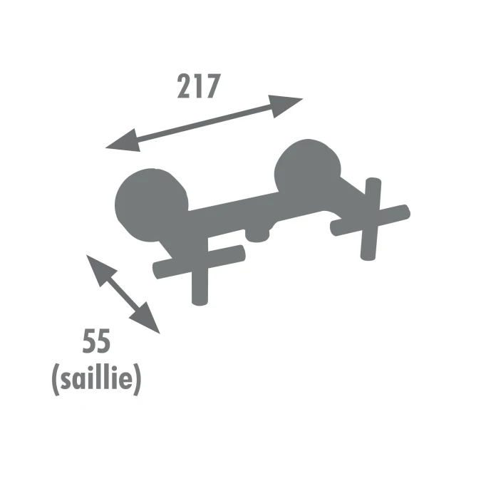 Mélangeur douche KANAAN