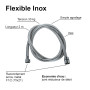 Flexible inox 2,00 m