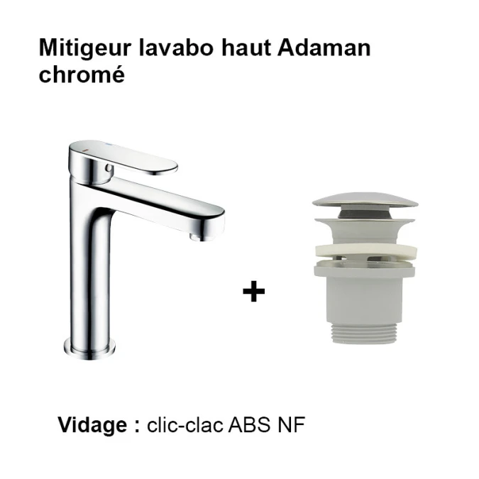Mitigeur lavabo ADAMAN HAUT