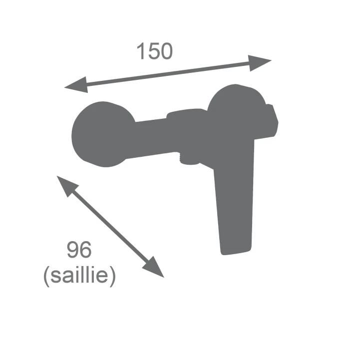 Mitigeur douche CAMPBELL