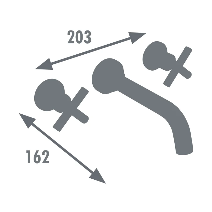 Mélangeur lavabo MURAL