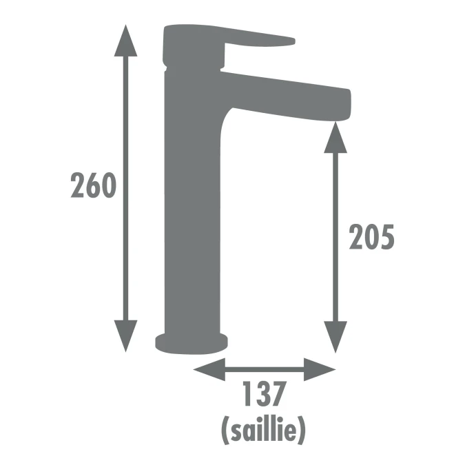 Mitigeur lavabo YOUKA HAUT