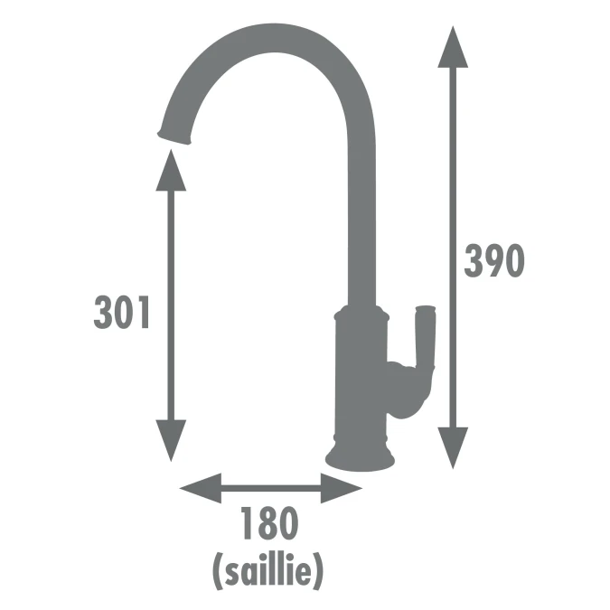 Mitigeur évier TUBO