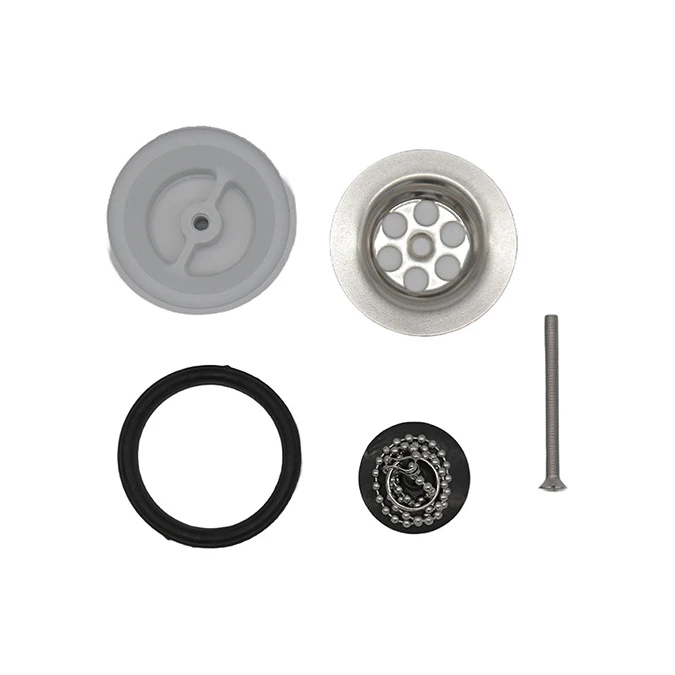 Bonde de lavabo à bouchon et chaînette - Plastique