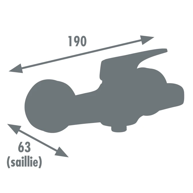 Mitigeur douche KIOPTA