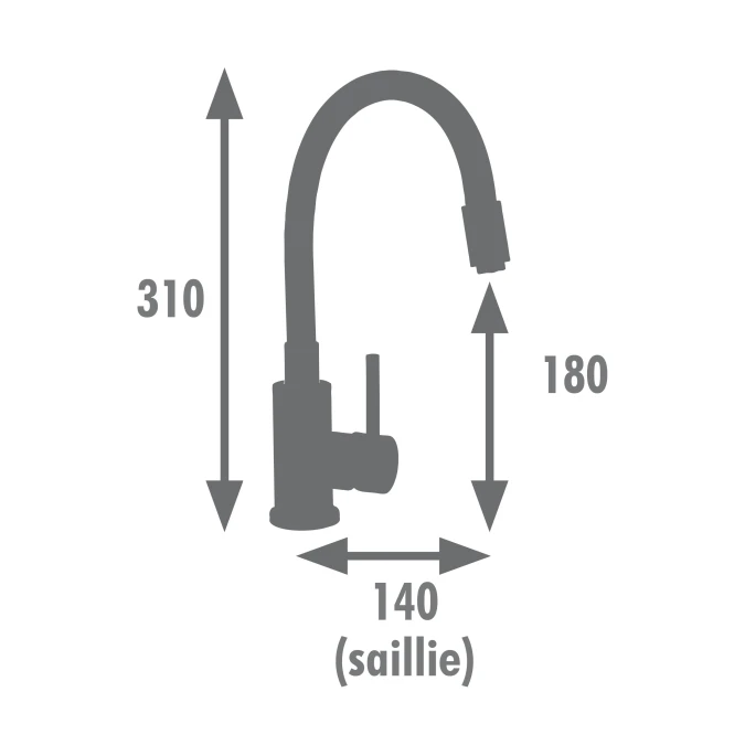 Mitigeur lavabo à mémoire de forme ILO