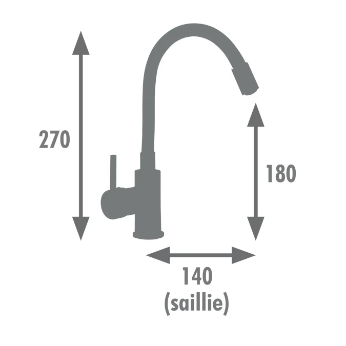 Mitigeur lavabo à mémoire de forme ILO