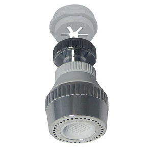 Brise-jet à rotule bi-jets