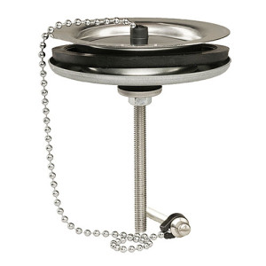 Bonde à plateau, pour évier grès percé - Ø 60 mm