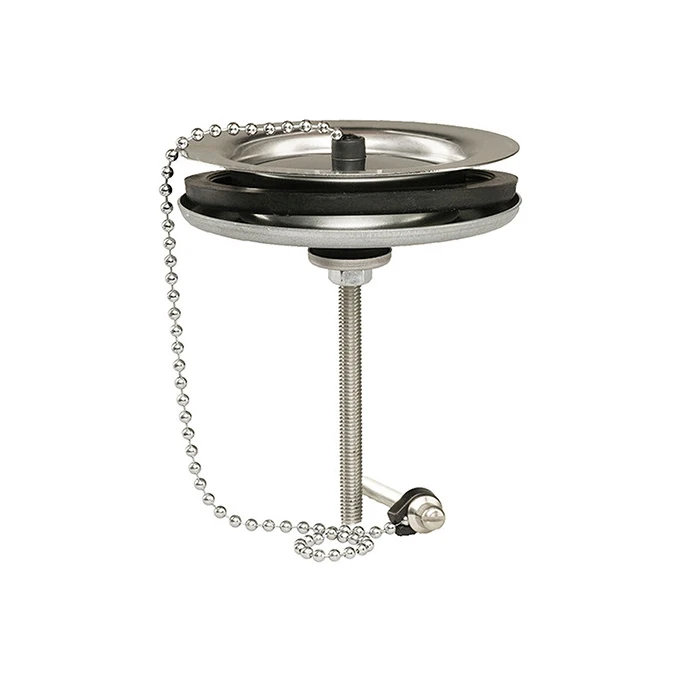 Bonde à plateau, pour évier grès percé - Ø 60 mm