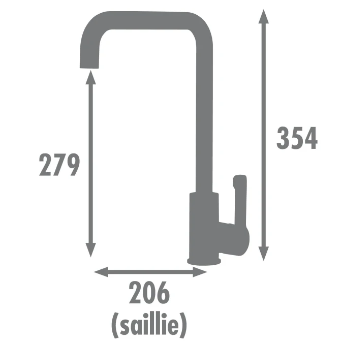 Mitigeur évier KILOO - Fabrication Française - Certifié NF