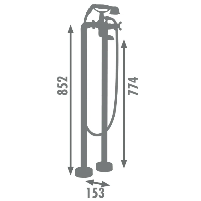 Mélangeur bain douche RETRO PAR LE SOL
