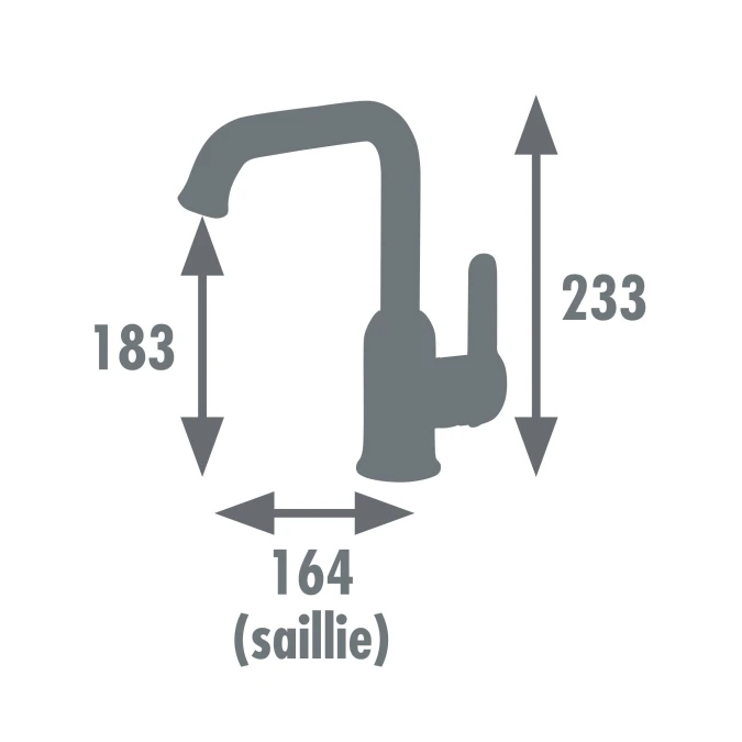 Mitigeur lavabo MOLEN HAUT