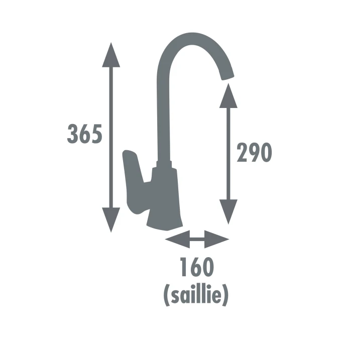 Mitigeur évier ORYS