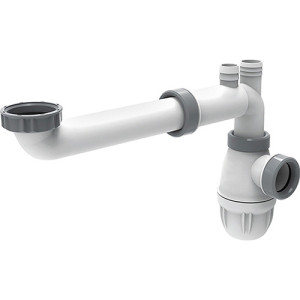 Tubulure lavabo et siphon NF
