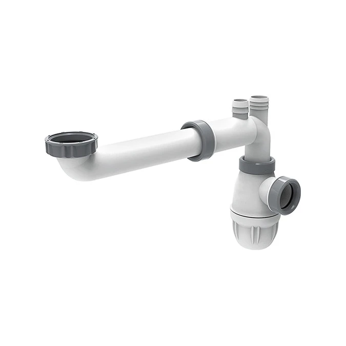 Tubulure lavabo et siphon NF