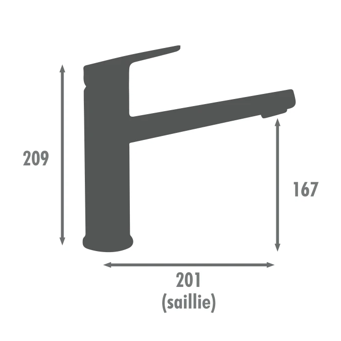 Mitigeur évier SOKAR RAPIDFIX BAS