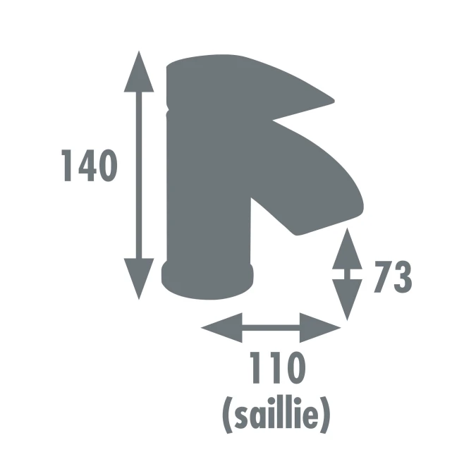 Mitigeur lavabo LEVIN LAMELLAIRE