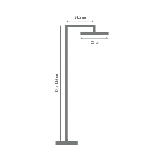 Colonne de douche thermostatique GRAFITO