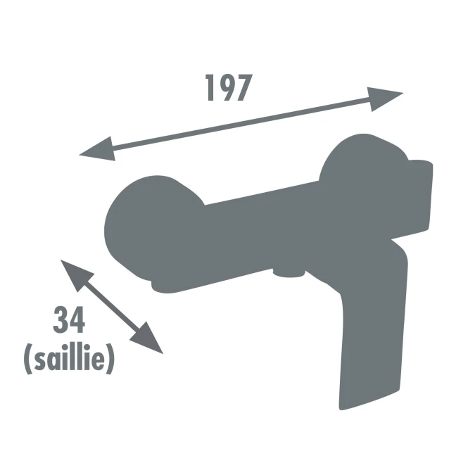 Mitigeur douche NORDE