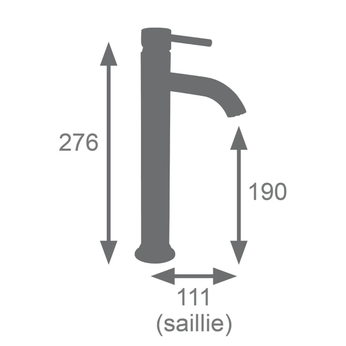 Mitigeur lavabo ILO SMALL HAUT